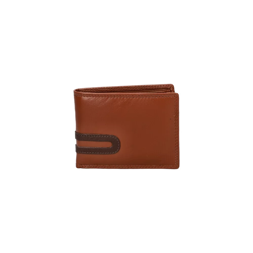 Leather wallet man 525810 - BROWN - ModaServerPro